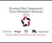 2016 Texas Filmmaker&#39;s Showcase Trailernnhttp://www.houstonfilmcommission.com/showcasennBreakfast in Bed (5:40) by Payton Thropp - Conroe, TXnA young girl faces changes in her family with bravery and hope.nnHit &amp; Run (12:29) by Jason Neulander - Austin, TXnIn this Lovecraft-inspired short, Katie finds an amulet by the side of the road and suffers the consequences of picking it up.nnJackdaw (14:50) by Travis Champagne - The Woodlands, TXnA father mourns on the one year anniversary of his wife