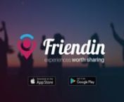 WHAT IS FRIENDIN!nnFriendin is a two-way marketplace social app that connects people who have an experience or product to share with those who are looking for an experience or product to try. Through shared experiences on Friendin, providers and users build real connections with real people from all around the world, based on similar compatibility traits.n nUsers gain access to unique and distinctive experiences and products shared by reliable hosts and providers. Hosts can effortlessly captiva