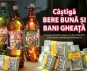 Bere Burger campanie promotionala - Castiga bere buna si bani gheata 2015