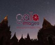 Bagan au Myanmar est un lieu magique, il suffit de grimper sur l&#39;un des temples du site au lever ou au coucher du soleil, pour comprendre. Pllus de 4 000 pagodes, temples et stûpas construits entre le XIe et le XIIe siècle offre un superbe spectacle sur ce site au patrimoine architectural fabuleux. nnCe timelapse est le résultat de 15 jours à Bagan au Myanmar, 10 nuits passés dehors sous les étoiles, 100 bougies pour s&#39;éclairer, 50 batons d&#39;encens pour éloigner les moustiques, 38 000 pho