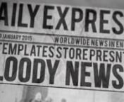 Bloody News After Effects Template &amp; ProjectnDownload Project: https://www.aetemplatesstore.com/downloads/bloody-newsnnBloody News After Effects Template &amp; Project is design in adobe After Effects CS6 and compatible After Effects Project 6.0 and above.This project makes use of a &#39;newspaper&#39; theme - An interesting way to showcase your headlines and images! All text you see in the video is fully editable- just drag n drop your photograph ,change text quickly and you are all set! -use it