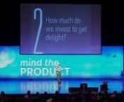 The Kano model is a beautifully simple but often misunderstood model for mapping out customer satisfaction with various features of your product. We’ve covered the Kano model before after seeing Jared Spool talk about it so we were delighted to have him join us at #mtpcon this year to really tackle it in depth and show how it should be applied.nnFor more great talks, and a community of thousands of product people, head to https://www.mindtheproduct.com.