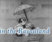 A folk-song written in 2006, based on a Caribbean folktale also known in Louisiana. Illustrations from older Bosko Cartoons films now in the Public Domain and drawn by illustrators Hugh Harman and Rudolf Ising in the 1920s and 1930s after they left Disney.nnLyrics: nnDown in the Bayouland © Artspurg SABAM2006nnA Cajun-man in a Bayou-land nA joué le violon, in a Cajun Band nNow the wife she left, she had enoughnBut he fiddles on, as life is toughnnIl a tenu, le joi de la vie nSo he bought a