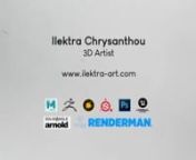 A collection of my work as a freelance 3d Artist, featuring work in texturing, shading, lighting and real time characters.nSome fun projects have passed, looking forward to more!nnwww.ilektra-art.comnnBreakdownn00:03 - Kai (short film): Tree texturing / lookdev / lighting using Mari and Arnold in Maya. Created geolights for the flowers to create a magical ancestral tree type of feeling.n00:09 - OPAP Joker (TV advertisement): Mechanical arms asset assembly / texturing / lookdev / lighting. Did HD