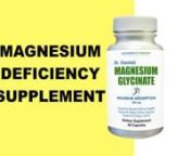 Best Magnesium Supplement &amp; Magnesium Deficiency SymptomsnnBuy the best Magnesium supplement at https://soothingnutrition.com/products/magnesium-glycinatennRead more about Magnesium deficiency &amp; low level symptoms:nhttps://painfreeinstitute.net/magnesium-deficiency-symptoms/nn--------------------------------nnDo you suffer from muscular pain? Muscle spasms or muscle cramps? Does your eyelid twitch uncontrollably at times? These symptoms could all be related to a deficiency in magnesium.n