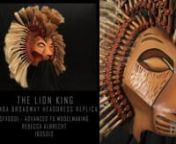 This Replica was created using reference imagery, photogrammetry of an ornament, major digital sculpting, 3D printing, Fine clay detail sculpting, moulding, casting, model making, airbrushing, hand painting, wood, hair and leather work.