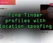 Earn &#36;&#36;. Learn What You Need to Get Certified (90% Off): https://nulb.app/cwlshopnnHow to Find Someone&#39;s Tinder Profile with ChromenFull Tutorial: https://nulb.app/z49aunSubscribe to Null Byte: https://vimeo.com/channels/nullbytenSubscribe to WonderHowTo: https://vimeo.com/wonderhowtonKody&#39;s Twitter: twitter.com/KodyKinziennCyber Weapons Lab, Episode 004nnFrom the point of view of an open-source intelligence (OSINT) researcher or hacker conducting recon, dating websites are a unique collection o