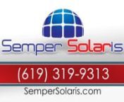 Solar Panels Miramar, CA 92145, USAnhttps://g.page/sempersolariselcajon?sharennSubscribe to our channel: https://www.youtube.com/channel/UCT05YrWB7Psbewr4Ke3-iLg?view_as=subscribernnVisit our local page: https://www.sempersolaris.com/locations/san-diego/solar-panels/nnSemper Solaris offers each customer the opportunity to save big on solar panels by carrying the best products available in the US. Our manufacturers for panels include Panasonic, Sunrun, and SolarWorld. We are the ONLY solar compan