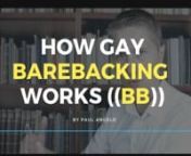 ► Meet Educated Gay Men Without Rejections! Click here: https://BigGayFamily.com n► Our Unique (3P) Process Offers 100% 3rd dates.No Ghosting or Toxic Situations.n► Feel Connected Within Days! No More Lonely Nights &amp; Anxieties!nn*Why is gay barebacking on the rise? n*Why are gay men preferring to take risks instead of safe sex? n*How is barebacking changing the landscape of gay dating and relationships?nnWe will answer those questions and much more in this video.nYou don&#39;t want to mi