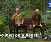 Description:n“Two Men on a Bench” is a CGI 3D animated short film (HD) about two men, Walter and Bernie, sitting on a bench at the park.Bernie tells a joke to Walter but gets no reaction.Afterwards, Walter tells Bernie a joke but Bernie doesn’t understand the humor and gets frustrated.Comedy (2018) (USA) (2.7m).nnBackground Story:nI heard the film’s “dentist walks into a bar” joke one day while I was waiting at the doctor’s office.There were two senior men sitting in the ro