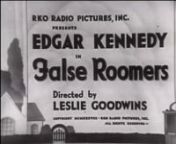 1936 Edgar Kennedy RKO short with a rather strange cast. Constance Bergen (a bit young) plays Edgar&#39;s wife for her only time in the role. Bill Franey, who often played Edgar&#39;s father-in-law, has a brief appearance as a crazy coot who rents rooms. Jack Rice, who is often brother-in-law, here plays an attorney. Best of all, JAMES FINLAYSON plays the wife&#39;s Uncle Jim, who has never met Edgar.nnIn this scene, both Edgar and Fin think the other one is the crazy coot who has rented a room.