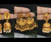 Jhumka Earrings in Gold designs (1) from jhumka