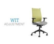 Properly adjusting your chair for optimal ergonomic comfort is a key component to a healthy working environment. Learn how to personalize your office chair by watching this Wit video.