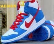 A Closer Look at the Nike SB Dunk High Doraemon from doraemon