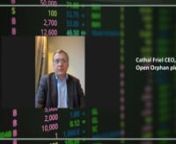 Open Orphan plc (LON:ORPH) CEO Cathal Friel joins DirectorsTalk in this video interview to discuss interim results for the 6 months ended 30th June 2020. Cathal talks us through the operational, financial highlights and events post period and also shares his thoughts on the outlook for the second half of the year.