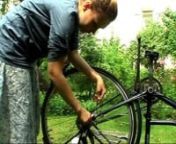 Rower miejski - zdejmowanie i zakładanie tylnego koła from kola