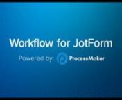 This video walks you through how to set up an approval workflow via Slack using Workflow for JotForm