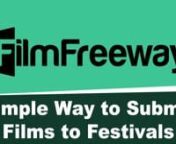 Are you an indie filmmaker looking to submit your film to multiple film festivals? Perfect - THIS LESSON IS FOR YOU! Back in the day, there used to be Without A Box, but that service is no longer active. Enter http://FilmFreeway.com! I admittedly discovered this service after submitting my film to the Cannes Film Festival but now that I have, it&#39;s amazing and simplified my life. All I have to do is fill out my film&#39;s information once and then be able to submit my film to literally thousands upon