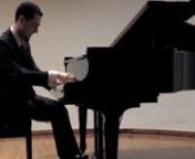 Performed by spanish pianist Francisco Cañizares Sánchez-Beato at the 2015 &#39;Cicle de Primavera&#39; piano competition, the 25th march at the Lecture Hall in the University of Barcelona.nnPiano brand: Kawai model Rx-5nProfessional video recording by: 29 clips (Valentí Rodenas)nAnalogic audio recorded by: http://www.mordiscorecords.com (Igor Binsbergen)nVideo edited using: iMovie 7.1.4 by Çesc ÑizaresnnFollow me on: https://twitter.com/Paco_CanizaresnEnjoy listening: https://soundcloud.com/pacoca