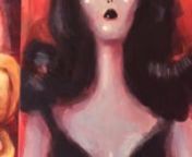Study of Vampira if she were a Barbie with a little Catwoman up on top