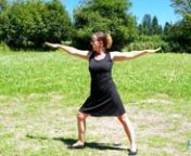 Why not do yoga in a dress in a pretty field? Stretching can be done anywhere! Oh, and we promise no gusty breezes will lift Beth&#39;s skirt while she does warrior poses with you.