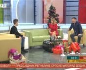 Luka Davidović u emisiji Jutarnji program RTRS 29. decembra 2017. godine.