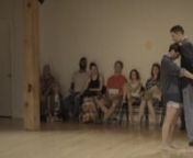 Of Iron and Diamonds v1 nBrooklyn Arts Exchange, June 2017nnChoreography by Catherine Galasso in collaboration with the performersnPenguins: Meghan Frederick and Kristopher K.Q. PourzalnPeace&#39;man: Frank Conversano and Christine BonanseannMusic: Terry Riley, Noveller