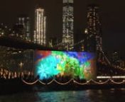RSA Films brought us on board the production of a Microsoft Surface Studio commercial to projection map Jane’s Carousel in Brooklyn Bridge Park. We quickly converged and blended 6 projectors for an ultra-bright image during twilight to be ready for the first shot at sundown. Artwork made using the touchscreen product was projected by our 120,000 lumen projection system onto the 30’x72’ carousel facade.