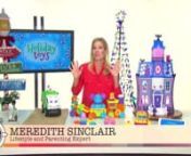 Parenting and Lifestyle Expert Meredith Sinclair is here with her list of the top holiday toys.nSome of her favorites include:nRobotics UnReal Workin’ Buddies Mr. DustynDisney Junior Vampirina Scare B&amp;B PlaysetnThe LEGO Ninjago Movie Green Ninja Mech DragonnHamsters in a House Ham’s Burger Diner PlaysetnVTech GearZooz Roll &amp; Roar Animal Train