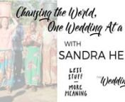Sandra Henri is the founder of Less Stuff - More Meaning and Sandra Henri Photography. nnShe was inspired after returning from a volunteer trip to Malawi with a dream of creating a movement around weddings for the greater good. Over time, and with countless contributions from others, her philosophy of Less Stuff – More Meaning has grown into the development of Australia’s first Eco-Ethical wedding hub. nnHer vision is to create a new wedding tradition where on a couple’s to-do list is not
