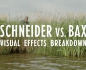 For &#39;Schneider vs Bax&#39; Planet X treated almost 300 shots, removing elements such as electricity poles, houses and distinctive flora from the landscape surrounding the main location of the film, the house of Bax. The result is an almost surreal reed landscape, that causes the focus to shift even more to the story and characters. The desolate setting is reminiscent of old western movies.nnTo achieve this result, the vfx team divided the natural environment in the film into the four compass point