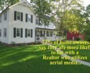 If you a Realtor, this is the best time to list house.With that in mind I give you the top 3 reasons why agents should be using aerial media to advertise their listings. n1/ 73% of home owners say they’re more likely to list with an agent who uses aerial photography or video.Drone Videos &amp; aerial photography has become mainstream…which has allowed realtors to promote their listings with aerial media.Also, a report from the National Association of Realtors shows that 70% of home buy