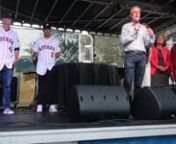 Two members of the World Champion Houston Astros joined Mayor Jeri Muoio at &#39;Clematis By Night