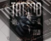 Tattoo Festival - Business Flyer PSD Template.nnTattoo Festival is a simply modern flyer design by PSDmarket Team to be used with Photoshop CS3 and higher. Save your time and use it for business or for your clients! This can be use for Tattoo, Tattoo Festival Party, Tattoo Festival Night, Tattoo Fest, Tattoo Promotion, Tattoo Studio, Tattoo Master or Ink Party and others.nnDOWNLOAD PSD TEMPLATE HERE:nhttps://www.psdmarket.net/shop/tattoo-festival-business-flyer-psd-template/nnMORE FREE AND PREMI