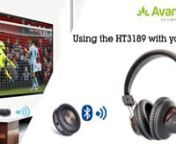 http://www.avantree.com Wireless headphones for TV watching with Bluetooth transmitter&#124; pre-paired &#124; No Lip Sync Delay&#124;long range &#124;. Check out this item both on Amazon:https://www.amazon.com/dp/B072V3478Xor on Avantree website: http://www.avantree.com/wireless-bluetooth-solution-for-watching-tv-ht3189.htmlor for quick contact call us on:800 232 2078