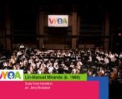 Vermont Youth Philharmonia - Dr. Yutaka Kono, conductornSuite from Hamilton by Lin-Manuel Miranda (arr. Jerry Brubaker)nnOrchestraChorusPalooza 2017nHear selections by composers such as Tchaikovsky, Bizet, Rossini, and Lin-Manuel Miranda. Featuring a combined orchestra and chorus performance of music from Aaron Copland’s Appalachian Spring.