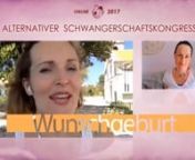 Trailer Alternativer Schwangerschaftskongress 2017nhttp://bit.ly/2jsPaB2n18 Experten sprechen beim
