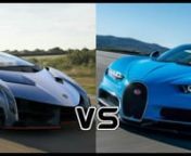 Lamborghini Veneno vs Bugatti chironnfore more videos subscribe nnhttps://www.youtube.com/channel/UCDSEcT2SUWE-SltfhoJtcVgnsubscribe this chanelnnvenenonPERFORMANCE LESS WEIGHT, MORE DRIVING FUN.nnThe Lamborghini Veneno is consistently focused on optimum aerodynamics and cornerning stability, giving the vehicle the authentic, dynamic experience of a racing prototype, yet it is fully certified for the road.nThe lightweight design of the carbon fiber frame is not only visibly evident, it also prov