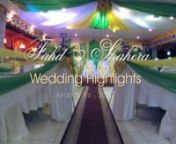 Fahd & Shahera Wedding Highlights from shahera