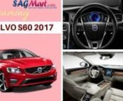 Volvo S60 Price in India starts at Rs. 31.64 Lakhs. Check out Volvo S60 Colours, Review, Images and S60 Variants On Road Price at SagMart.com - http://www.sagmart.com/models/Volvo/volvo-s60