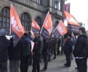 Dozens oftaxi drivers joined a demonstration outside the Town Hall against rules which allow drivers licensed by other local authorities to ply their trade in Sheffield. A convoy of drivers joined the protest from Atterclife, sounding their car horns and driving slowly to raise awareness of the issue. The Deregulation Act 2015 allows cross-border licensing of private hire and hackney carriage operators enabling drivers for Uber and some local companies to by-pass Sheffield Council&#39;s licensing