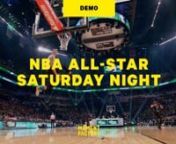 The 2015 NBA All-Star Weekend is stepping up the entertainment factor this year withnimmersive motion graphics produced by Moment Factory for “State Farm All-Star SaturdaynNight” in collaboration with televised live event producers Done + Dusted and lighting designernBaz Halpin, Production Designer Tamlyn Wright of Silent House.nMoment Factory’s primary objective was amping up the experience at the Barclays Center, asnwell as for viewers at home. Video animations, sound and animated LED li