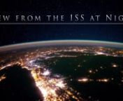 Every frame in this video is a photograph taken by astronauts aboard the International Space Station (ISS). nI created this timelapse on a long weekend after discovering the image library online. I used Photoshop and Sony Vegas to edit and compile the footage.nThe music is a track from one of my favorite sci-fi movies, Sunshine. I thought the music and imagery would fit well together.nn*** Thank you all for likes,comments, shares and support this video has received. I&#39;m truly glad so many have e