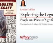 A History Camp Online session with author and editor place on Thursday, March 25.nnRosalyn is the author of