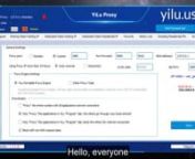 The video shows how to configure Internet Explorer proxy settings with YiLu Proxy in Windows 10.nnText tutorial: https://yilu.us/integration/ie-proxy-...nnDownload YiLu Proxy: https://yilu.us/downloadnTrial: https://yilu.us/trialnNew users Promotion: https://yilu.us/faq/yilu-promotion-for-new-users