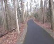 This video shows a section of the Reston (Virginia) hiking and biking trails, and how it can meet up with the W&amp;OD trail.This trip starts at a commuter parking lot, goes to Vienna, then returns to the starting point by different trails.nOn the initial filming, the camera battery ran out, about 1 hr 20 minutes into the video.I returned the next day, so that I could finish the video of the route.(The video merge point is fairly obvious when the bike trail appears abruptly drier one momen