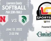 Neshannock Lancers vs. Laurel Spartans - PIAA Softball Playoffs - 2A Semifinals from ＰＩＡＡ