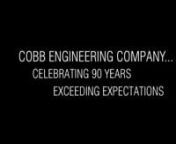 A video produced to showcase the faces, talents, history and experience of Cobb Engineering Company&#39;s Construction Management Division.