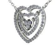 Patisa MM 7317 Animation Diamond Heart Pendant White Gold George Thompson Diamond Co Jewelry Store in Camarillo.mp4 from patisa