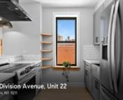 View the listing here: https://www.compass.com/listing/1030037533924753753/viewnn*INCOME RESTRICTED*** PLEASE READ TO THE END*nnAn Incredible Opportunity on the Southside of Williamsburg! Available just a few years after a complete gut renovation, this two bedroom on Division St is a true gem and a rare value for the lucky buyer. nnThis bright, stylish home has triple exposure, gets all day light, and was taken down to the studs and then rebuilt with world class workmanship and true TLC. It has